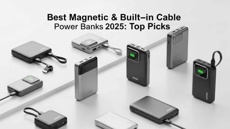 Best Magnetic & Built-in Cable Power Banks in 2025